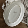 Plat ovale - Digoin Sarreguemines - Graziella