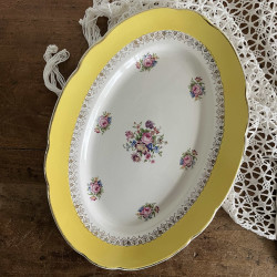Plat ovale - Digoin Sarreguemines - Graziella