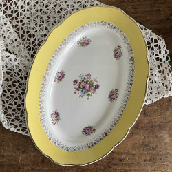 Plat ovale - Digoin Sarreguemines - Graziella