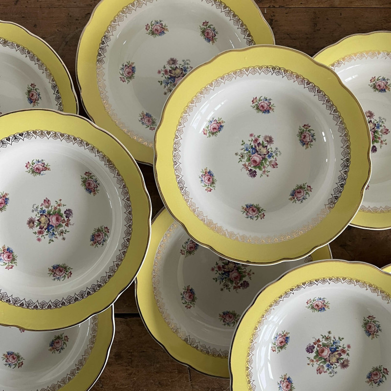 Assiette creuse - Digoin Sarreguemines - Graziella