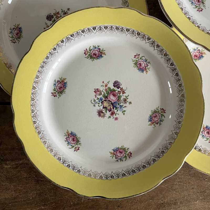 Assiette plate - Digoin Sarreguemines - Graziella