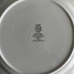 Assiette plate - Digoin Sarreguemines - Graziella