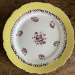 Assiette plate - Digoin Sarreguemines - Graziella