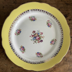 Assiette plate - Digoin Sarreguemines - Graziella