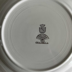 Assiette à dessert - Digoin Sarreguemines - Graziella