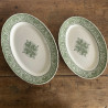 Duo de plats ovales - Creil & Montereau - Service Henri II