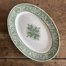 Duo de plats ovales - Creil & Montereau - Service Henri II