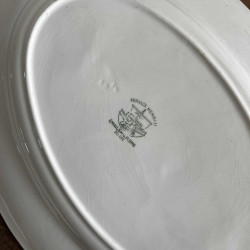 Duo de plats ovales - Creil & Montereau - Service Henri II