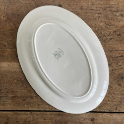 Duo de plats ovales - Creil & Montereau - Service Henri II