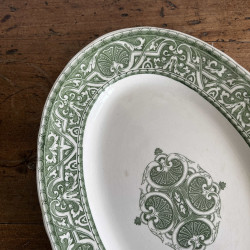 Duo de plats ovales - Creil & Montereau - Service Henri II