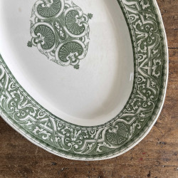 Duo de plats ovales - Creil & Montereau - Service Henri II