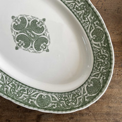 Duo de plats ovales - Creil & Montereau - Service Henri II