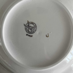 Assiette creuse - Porcelaine opaque - Moulin des Loups - Séville