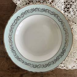 Assiette creuse - Porcelaine opaque - Moulin des Loups - Séville