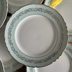 Assiette plate - Porcelaine opaque - Moulin des Loups - Séville