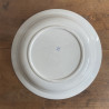 Plat de service ancien - Fleurs rouges bordeaux