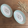 Plat ovale et raviers (lot de 3) - K&G Lunéville - Malmaison