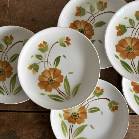 Assiettes plates (lot de 7) - Moulin des Loups - Edith