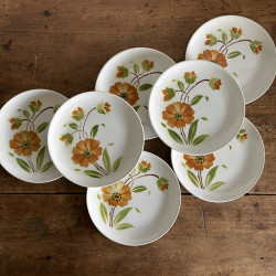 Assiettes plates (lot de 7) - Moulin des Loups - Edith