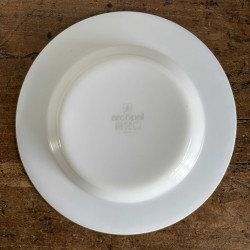 Assiette creuse - Arcopal - Décor champêtre