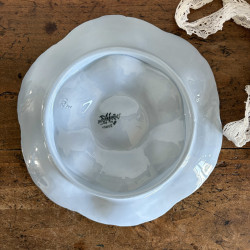 Assiettes à huîtres (lot de 6) - Sarreguemines - Bleu