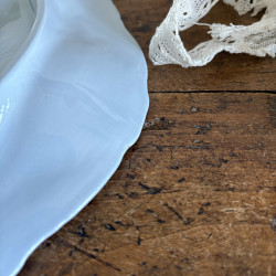 Assiettes à huîtres (lot de 6) - Sarreguemines - Bleu