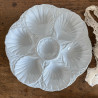Assiettes à huîtres (lot de 6) - Sarreguemines - Bleu