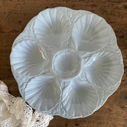 Assiettes à huîtres (lot de 6) - Sarreguemines - Bleu
