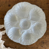 Assiettes à huîtres (lot de 6) - Sarreguemines - Bleu