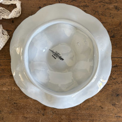 Assiettes à huîtres (lot de 6) - Sarreguemines - Bleu