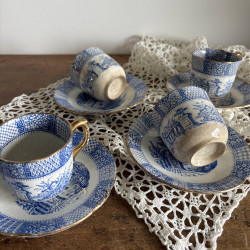 Tasses à café (lot de 4) - K&G Lunéville - Dentelle