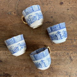 Tasses à café (lot de 4) - K&G Lunéville - Dentelle