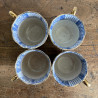 Tasses à café (lot de 4) - K&G Lunéville - Dentelle