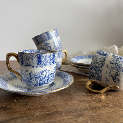 Tasses à café (lot de 4) - K&G Lunéville - Dentelle