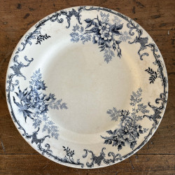 Assiette à plate - Choisy-Le-Roi - Floreal