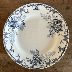 Assiette à plate - Choisy-Le-Roi - Floreal