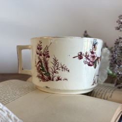 Grande tasse - K&G Lunéville - Mésanges (sans estampille)