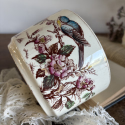 Grande tasse - K&G Lunéville - Mésanges (sans estampille)