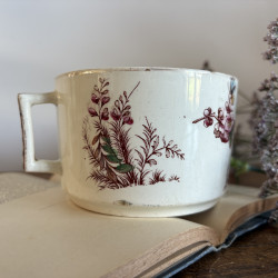 Grande tasse - K&G Lunéville - Mésanges (sans estampille)