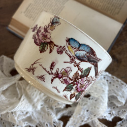 Grande tasse - K&G Lunéville - Mésanges (sans estampille)