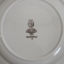 Assiettes creuses en porcelaine (lot de 6) - Digoin Sarreguemines - Graziella
