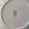 Assiettes creuses dépareillées en porcelaine  (lot de 6) - Digoin Sarreguemines