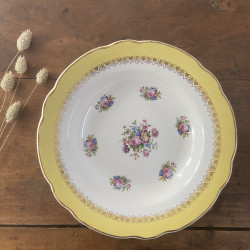 Assiettes creuses dépareillées en porcelaine  (lot de 6) - Digoin Sarreguemines