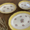 Plat ovale et raviers (lot de 3) - Digoin Sarreguemines - Graziella