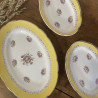 Plat ovale et raviers (lot de 3) - Digoin Sarreguemines - Graziella