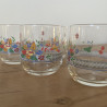 Verres "gobelet" vintage (lot de 4) - Champêtre