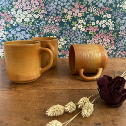 Mugs vintage (lot de 3) - Arcopal - Volcan