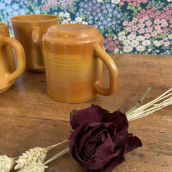 Mugs vintage (lot de 3) - Arcopal - Volcan