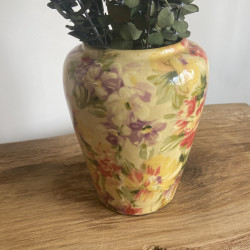 Vase vintage fleuri