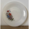 Assiette plate - Arcopal - Pétunia